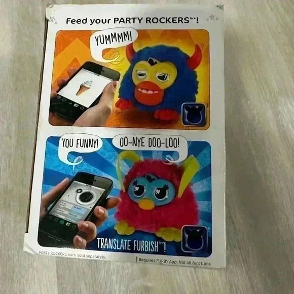 FURBY PARTY ROCKERS LIGHT BLUE IN ORIGINAL BOX - Picture 6 of 7